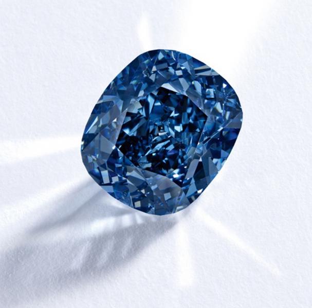 The Blue Moon Diamond: 12.03ct Fancy Vivid Blue Diamond Internally Flawless